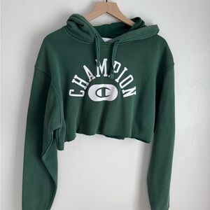 Champion Forest Green Athletic Hoodie